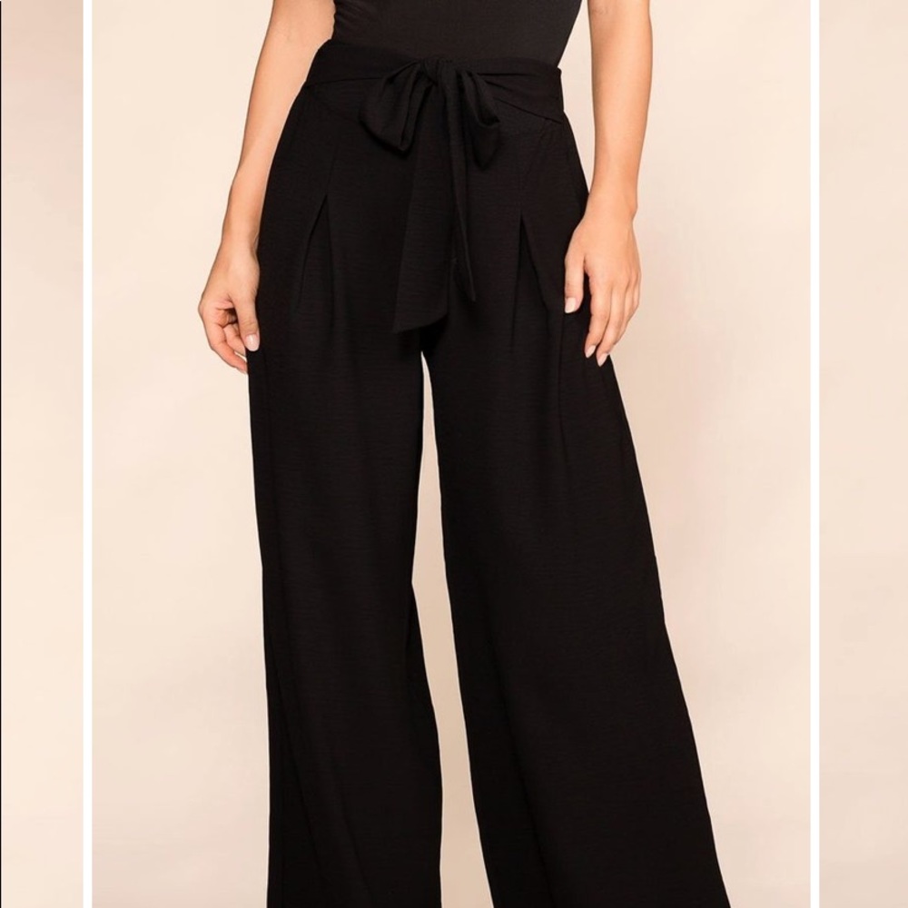 Black palazzo  pants